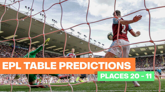 2025/26 Premier League Table Predictions 20-11