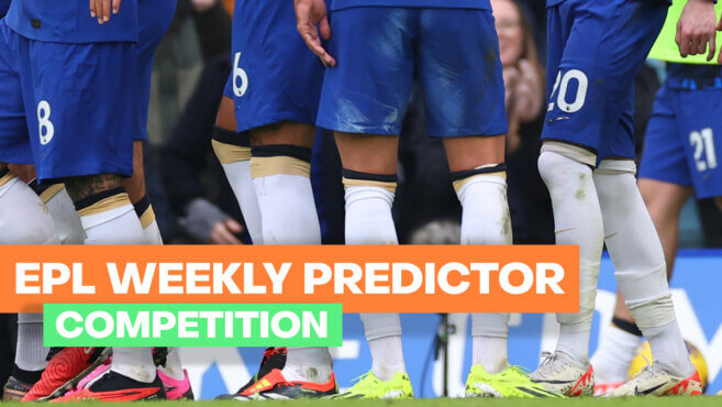 Weekly Premier League Predictor Competition | Be In To Win $500 Bonus Cash