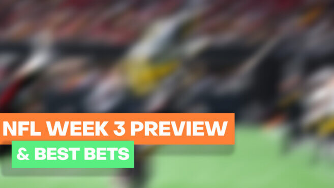 NFL Week 3 Best Bets